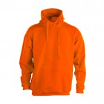 Sweatshirt de adulto com capuz para oferecer cor cor-de-laranja