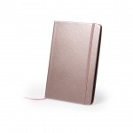 Caderno com capa personalizável para empresas - cor-de-rosa claro