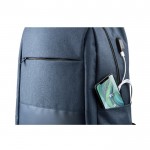 Mochila trolley para portátil e tablet cor azul-marinho terceira vista