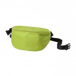 Bolsa de cintura poliéster, alça de clique ajustável cintura cor verde-claro primeira vista