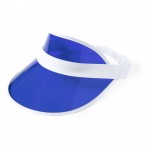 Colorida viseira com logo para merchandising cor azul