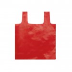 Sacos recicláveis ​​dobráveis em RPET cor vermelho