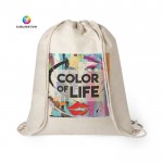 Bolsa saco para sublimação cor natural