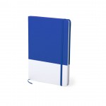 Caderno A5 personalizável em duas cores cor azul
