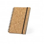 Caderno com argolas personalizável cor castanho