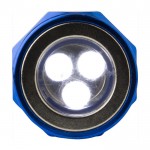 Lanterna retrátil de alumínio com 3 luzes LED 55 cm cor azul primeira vista