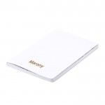 Cadernos 100% recicláveis em papel de pedra  cor branco vista principal