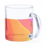 Chávena de vidro marcação a todas cores cor transparente primeira vista