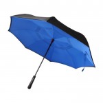 Guarda-chuva manual reversível de 2 capas com 8 painéis Ø107 cor azul quarta vista