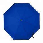 Guarda-chuva dobrável automático com bolsa cor azul real primeira vista