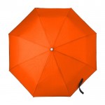 Guarda-chuva dobrável automático com bolsa cor cor-de-laranja primeira vista