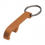 Porta-chaves de metal com abre-caricas cor cor-de-laranja segunda vista
