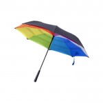 Guarda-chuva reversível arco-íris cor multicolor nona vista
