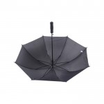Guarda-chuva de 8 painéis em poliéster 170T cor preto quarta vista