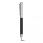 Uma caneta de luxo em caixa individual cor preto impresso