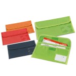 Prática bolsa porta-documentos de viagem cor verde claro varias cores