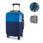 Colorida mala de viagem para publicidade cor azul varias cores