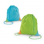 Saco tipo mochila original para crianças cor azul-celeste varias cores