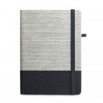 Cadernos com capa rígida personalizável cor preto primeira vista
