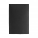 Caderno de papel de pedra hidrorresistente com folhas A5 lisas cor preto primeira vista