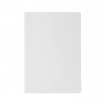 Caderno de papel de pedra hidrorresistente com folhas A5 lisas cor branco primeira vista