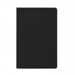 Caderno papel de pedra impermeável com capa dura, folhas A5 pautadas cor preto primeira vista