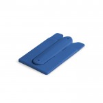 Porta-cartões com suporte para smartphone cor azul
