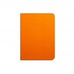 Bloco de notas de papel reciclado cor cor-de-laranja primeira vista
