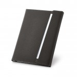 Caderno com capa rígida e fecho magnético cor preto