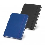 Cadernos A5 com suporte para esferográfica cor azul varias cores