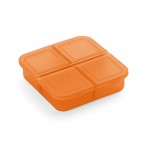 Caixa colorida com 4 divisórias cor cor-de-laranja