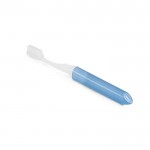 Escova de dentes em PP com capa protetora cor azul impresso