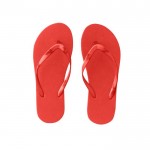 Chinelos de praia disponíveis em várias cores no tamanho 40-43 cor vermelho primeira vista