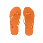 Chinelos de praia disponíveis em várias cores no tamanho 40-43 cor cor-de-laranja primeira vista