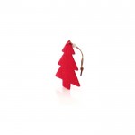 Decorações de Natal personalizáveis em feltro cor vermelho quarta vista