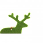 Decorações de Natal personalizáveis em feltro cor verde segunda vista