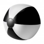 Bola de praia de PVC em várias cores e com opção multicolorida cor branco/preto primeira vista