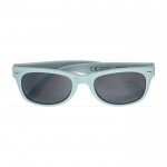 Óculos de sol de plástico reciclado com proteção UV400 cor azul primeira vista