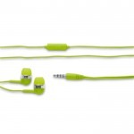 Auriculares de orelha com microfone cor verde-claro quarta vista