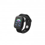 Smartwatch resistente à água com aplicação HryFine incorporada cor preto oitava vista