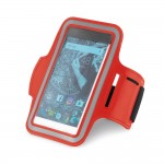Braçadeira personalizável para smartphone cor vermelho