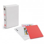 Baralho de cartas para póquer com logotipo cor vermelho