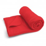 Manta barata em tecido polar para oferecer cor vermelho