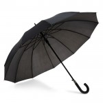 Guarda-chuva publicitário de 12 varetas  cor preto