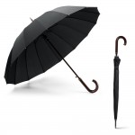 Guarda-chuva publicitário de 16 varetas cor preto varias cores