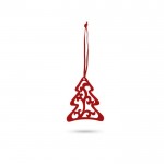 Decorações para a árvore de Natal em feltro cor vermelho quinta vista