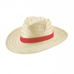 Chapéu Beachtime personalizado com fita vermelha 