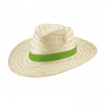 Chapéu Beachtime personalizado com fita verde-claro
