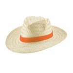 Chapéu Beachtime personalizado com fita cor-de-laranja
