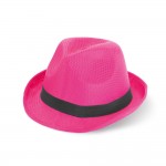 Chapéu colorido para publicidade cor cor-de-rosa bebé impresso